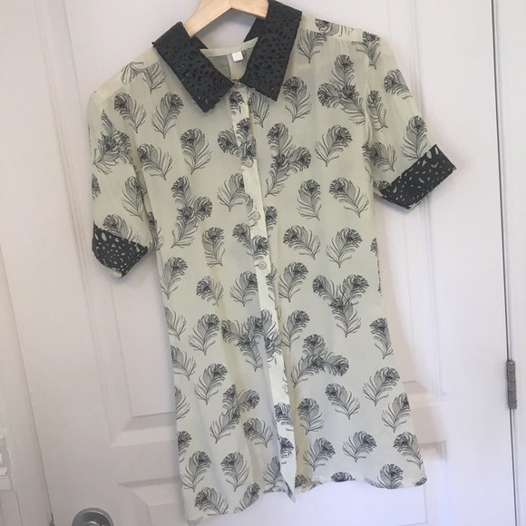 RARE. House of Harlow 1960 original button blouse - Picture 2 of 5